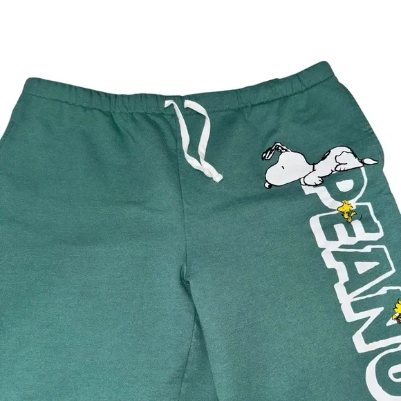 Peanuts Women's Junior Size XXL / 19 Joggers Sweatpants Snoopy Woodstock - Picture 2 of 6
